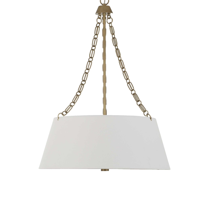 Uttermost Andalucia 4 Light Drum Pendant in White