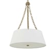 Uttermost Andalucia 4 Light Drum Pendant in White