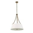 Uttermost Andalucia 4 Light Drum Pendant in White