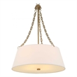 Uttermost Andalucia 4 Light Drum Pendant in White