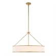 Uttermost Algiers 8 Light Drum Pendant in White