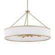 Uttermost Algiers 8 Light Drum Pendant in White