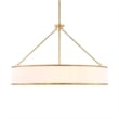 Uttermost Algiers 8 Light Drum Pendant in White