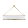 Uttermost Algiers 8 Light Drum Pendant in White