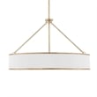 Uttermost Algiers 8 Light Drum Pendant in White