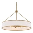 Uttermost Algiers 8 Light Drum Pendant in White