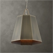 Uttermost Granada 1 Light Hexagon Pendant in Brass