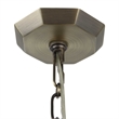 Uttermost Granada 1 Light Hexagon Pendant in Brass