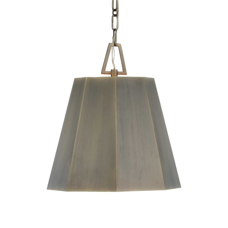 Uttermost Granada 1 Light Hexagon Pendant in Brass