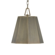 Uttermost Granada 1 Light Hexagon Pendant in Brass