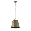 Uttermost Granada 1 Light Hexagon Pendant in Brass