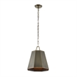Uttermost Granada 1 Light Hexagon Pendant in Brass