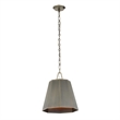 Uttermost Granada 1 Light Hexagon Pendant in Brass