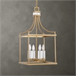 Uttermost Montreal 4 Light Brass Lantern Pendant