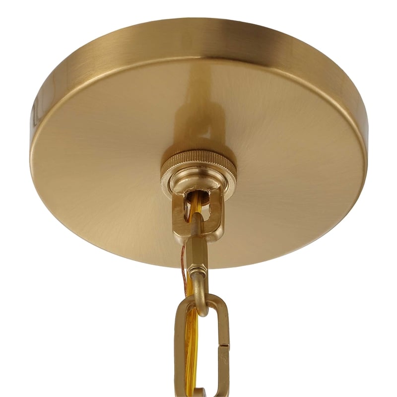 Uttermost Montreal 4 Light Brass Lantern Pendant