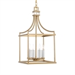 Uttermost Montreal 4 Light Brass Lantern Pendant