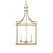 Uttermost Montreal 4 Light Brass Lantern Pendant