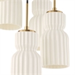 Uttermost Vanier 5 Light Cluster Pendant in Gold