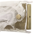 Uttermost Taffy 1 Light LED Swirl Glass Sconce in White