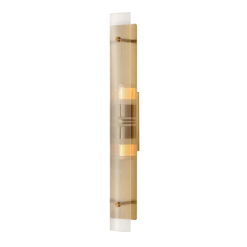 Uttermost Elmhurst 2 Light Vanity Sconce in Brass