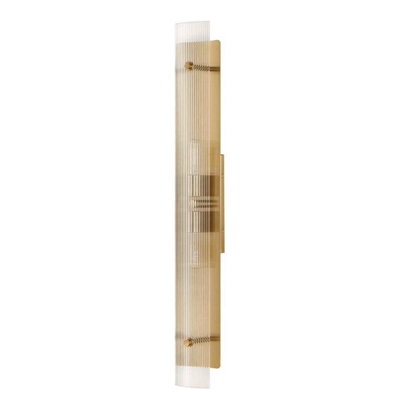Uttermost Elmhurst 2 Light Vanity Sconce in Brass