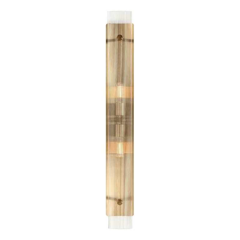 Uttermost Elmhurst 2 Light Vanity Sconce in Brass