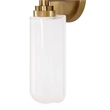 Uttermost Wellsville 2 Lt Brass Sconce in White