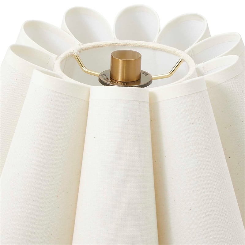 Uttermost Lilabet Fluted Shade Table Lamp in Gold