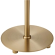 Uttermost Lilabet Fluted Shade Table Lamp in Gold