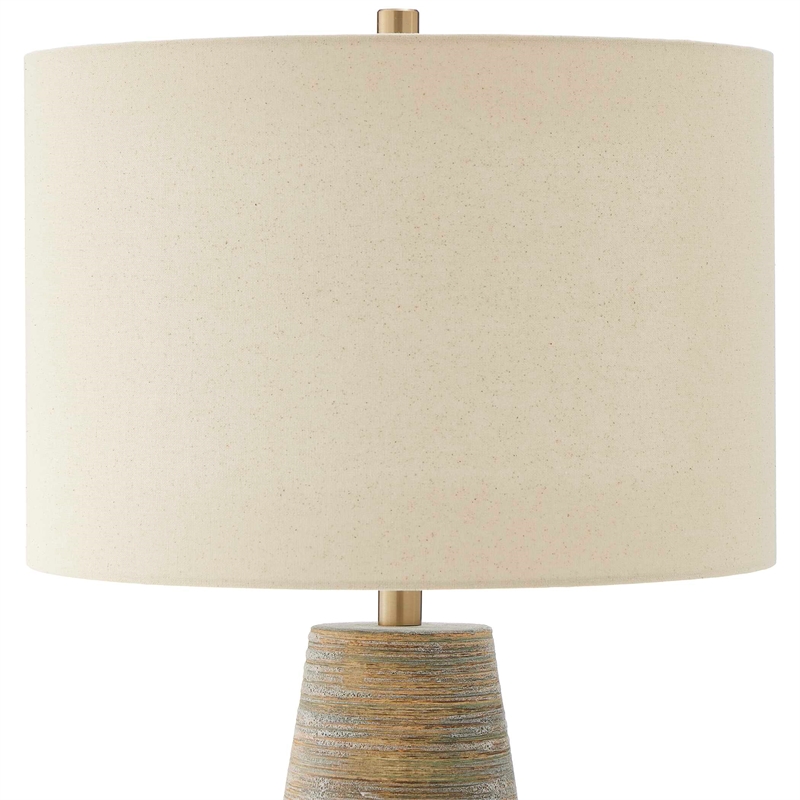 Uttermost Mosier Table Lamp in Rustic Beige/Brown