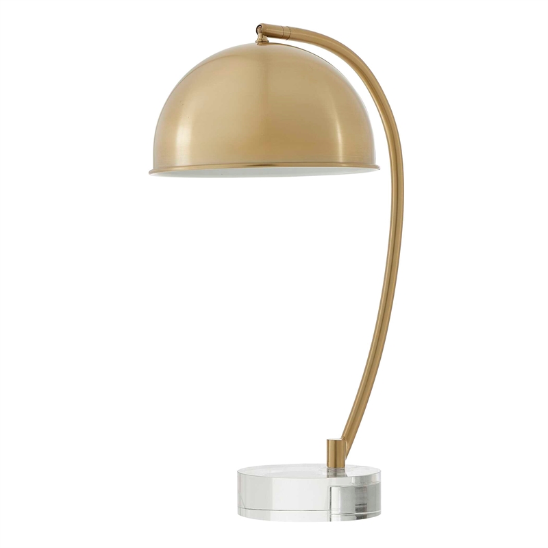 Uttermost Romani Brass Desk Lamp in Antique Brass