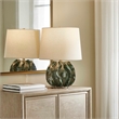 Uttermost Guinevere Table Lamp in Deep Green