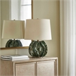 Uttermost Guinevere Table Lamp in Deep Green