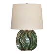 Uttermost Guinevere Table Lamp in Deep Green