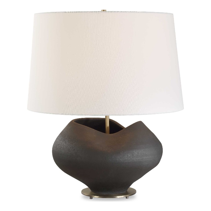 Uttermost Nocturne Aged Black Table Lamp