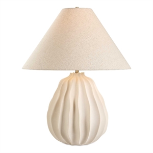 Uttermost Javary Matte Beige Table Lamp