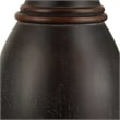 Uttermost Pravin Dark Wood Floor Lamp in Bronze