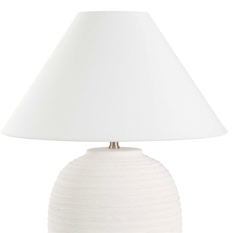 Uttermost Rocio Ceramic White Table Lamp