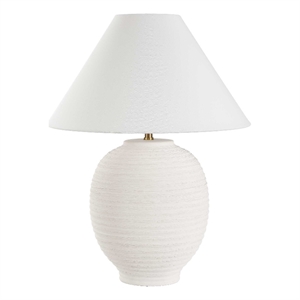 Uttermost Rocio Ceramic White Table Lamp