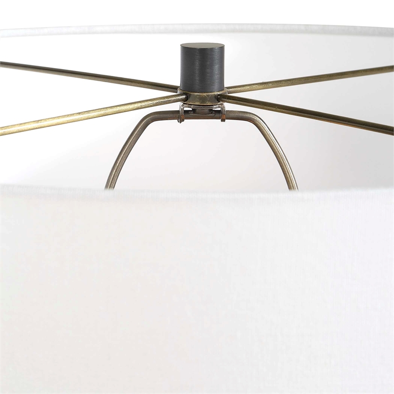 Uttermost Rock Of Ages Table Lamp Rust Brown /Gray