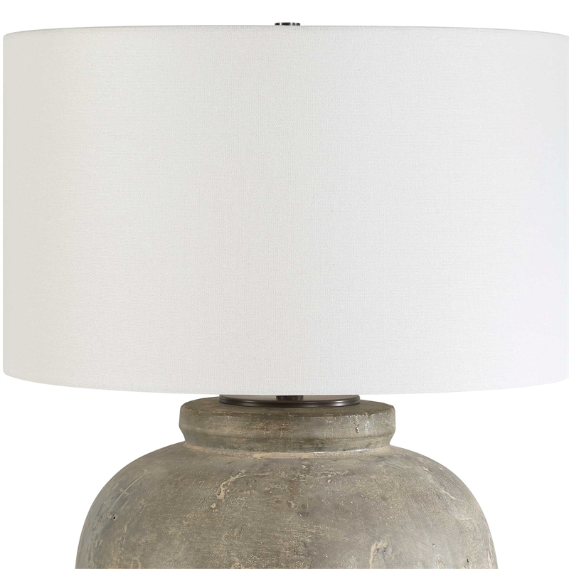 Uttermost Rock Of Ages Table Lamp Rust Brown /Gray