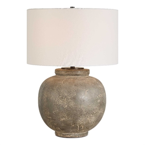 Uttermost Rock Of Ages Table Lamp Rust Brown /Gray