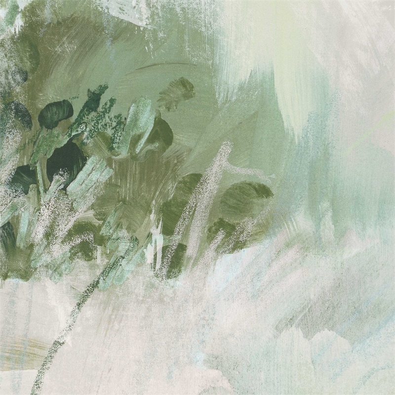 Uttermost Heat Of The Moment Hand Painted Canvas in Wite
