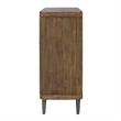 Uttermost Pinstripe Tambour 2 Door Cabinet in Walnut