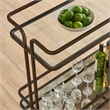 Uttermost Erivo Bronze Bar Cart in Bronze