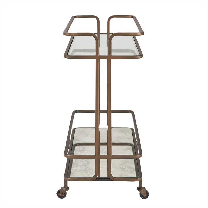 Uttermost Erivo Bronze Bar Cart in Bronze