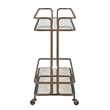 Uttermost Erivo Bronze Bar Cart in Bronze