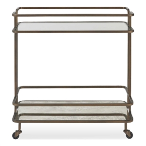Uttermost Erivo Bronze Bar Cart in Bronze