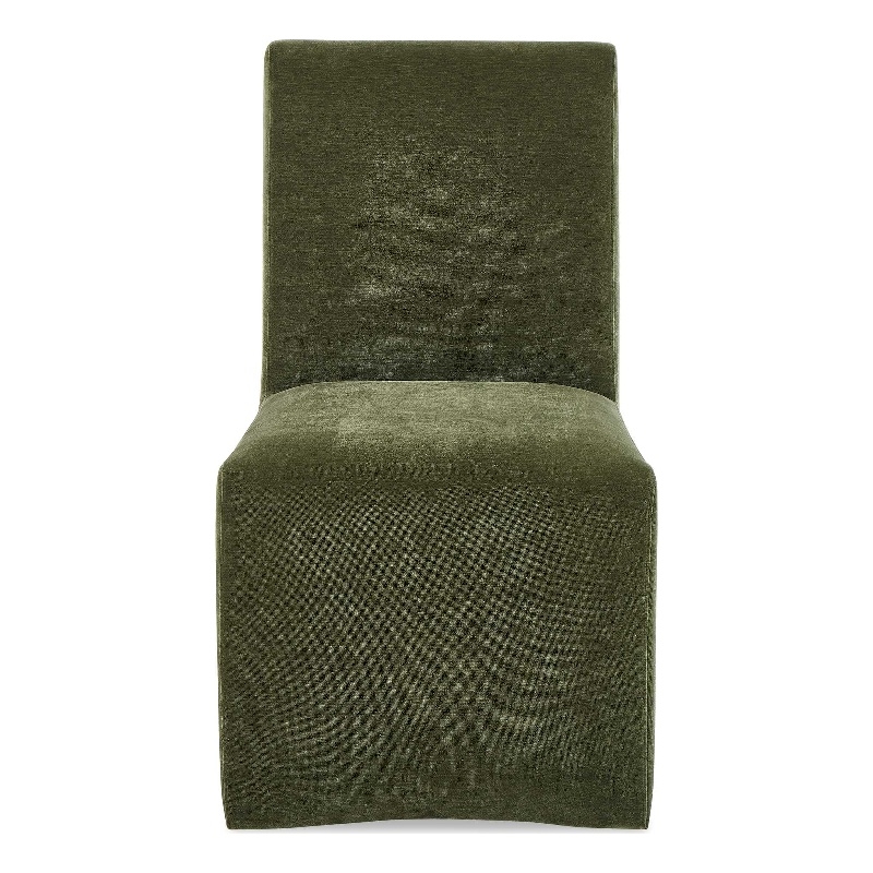 Uttermost Moro Armless Moss Dining Chair in Green