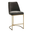 Uttermost Hanni Charcoal Counter Stool
